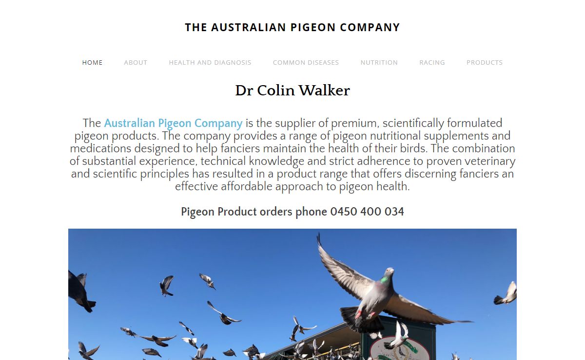 The Australian Pigeon Company - Home