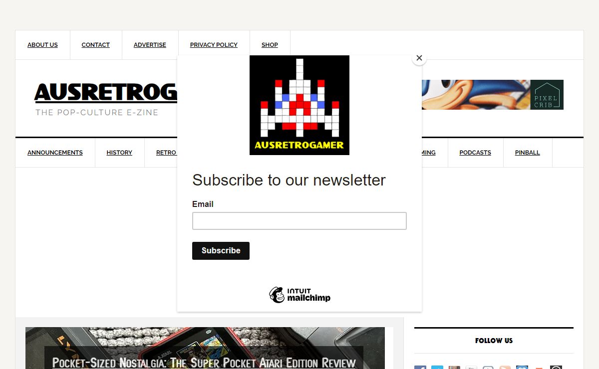 ausretrogamer - retrogaming and pinball