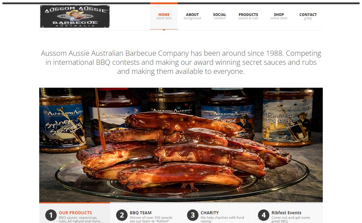 BBQ Sauce by Aussom Aussie Australian Barbecue Co. Sauces, Rubs and Seasonings