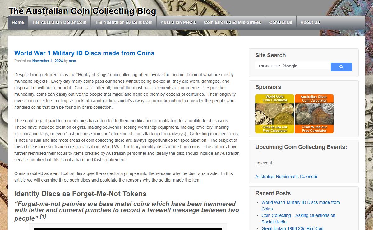 The Australian Coin Collecting Blog