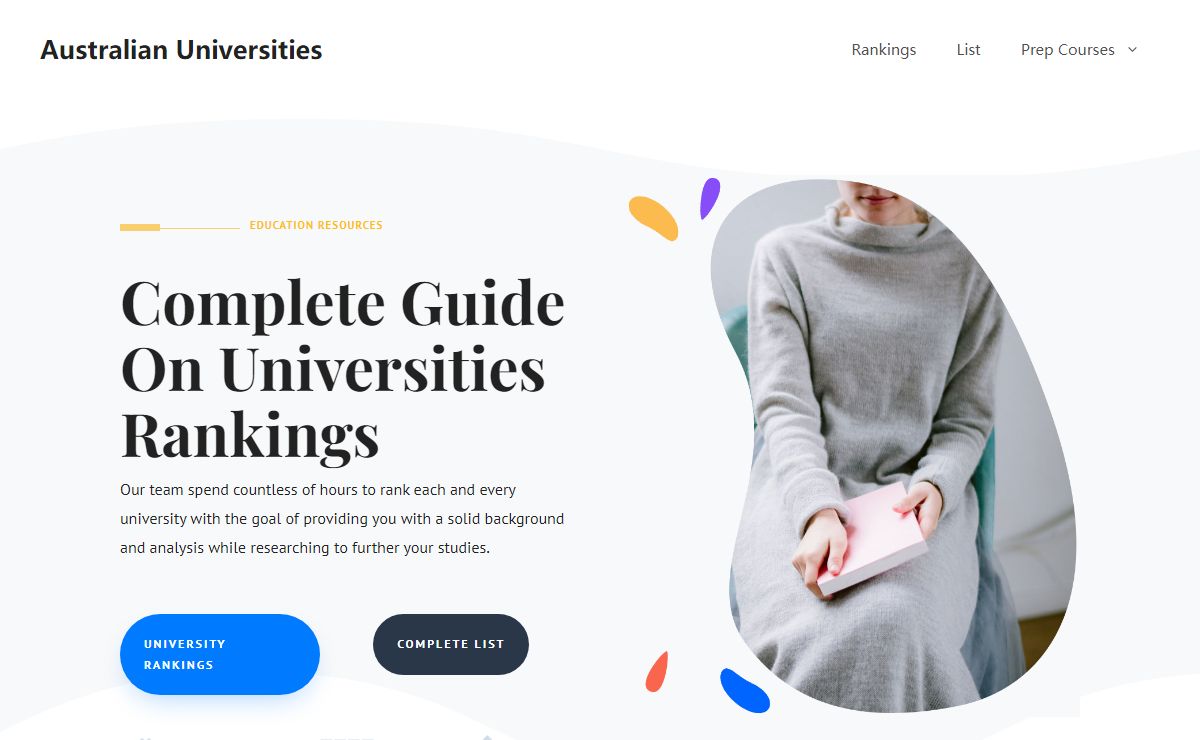 Australian Universities - Universities Rankings and Courses Resource