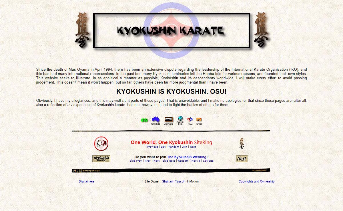 Australian Kyokushin home page
