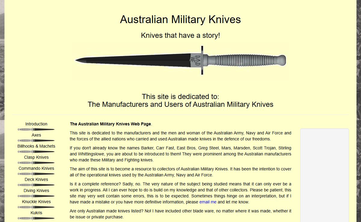 Australian Military Knives