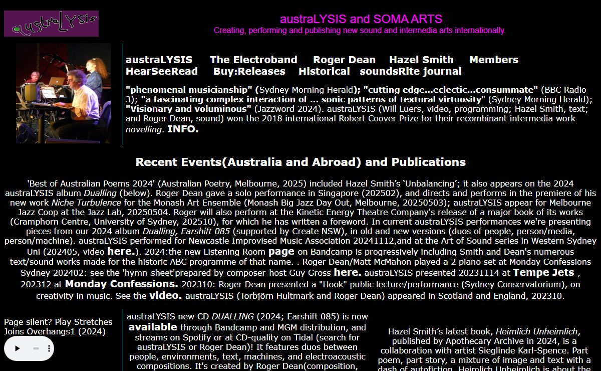 austraLYSIS/SOMA HomePage