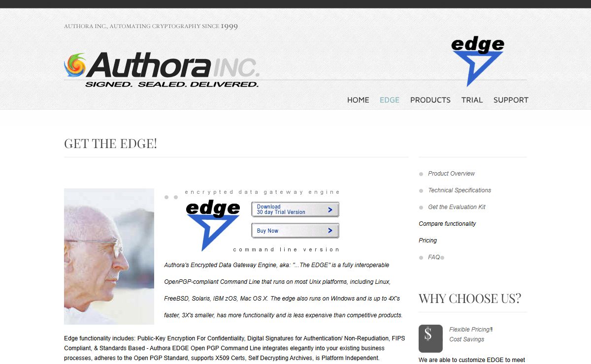 Authora EDGE Encrypted Data Gateway Engine