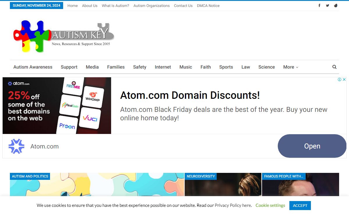 Autism Key | News, Support and Autism Information for Familes | Autism Key
