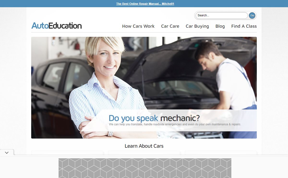 Auto Repair Advice, Learn about your car and how it works.