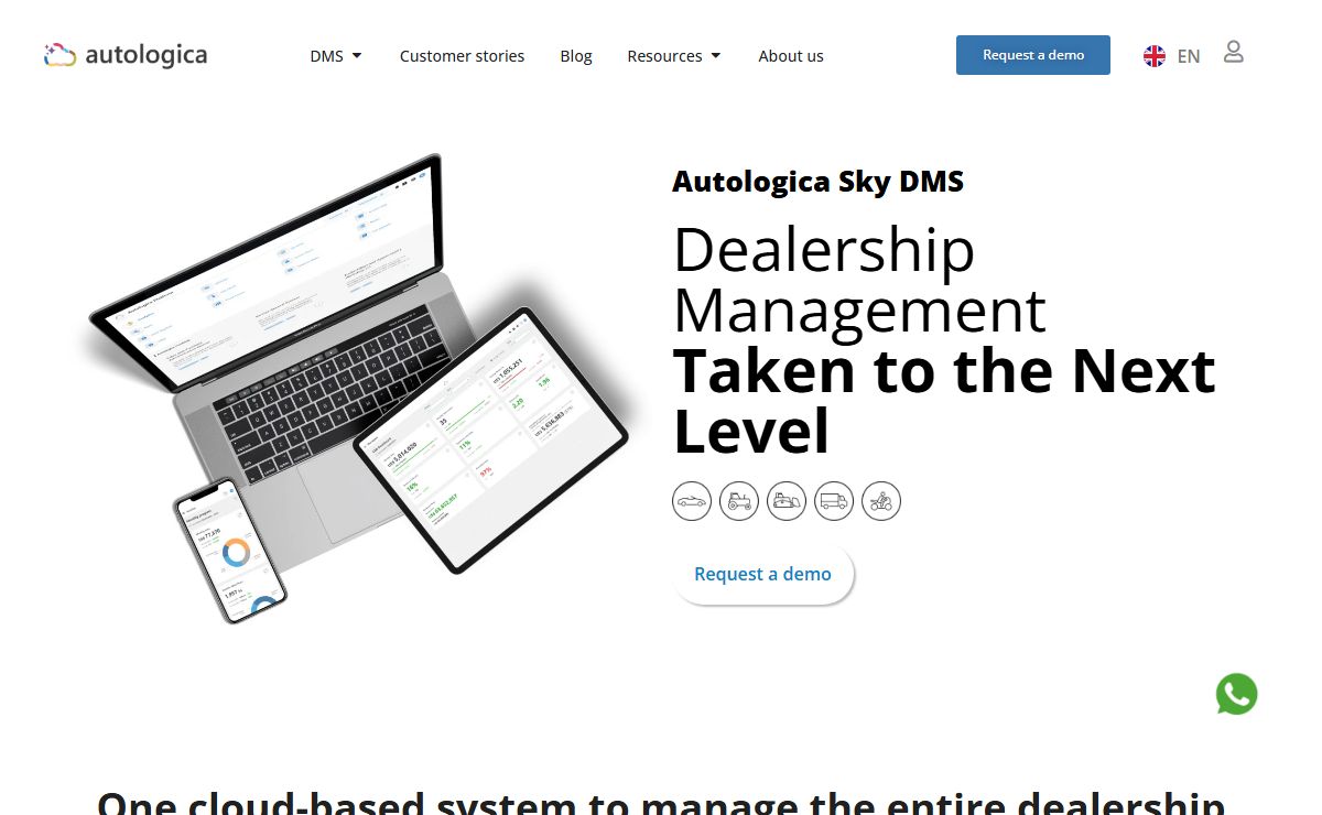 Autologica Sky DMS | Dealership Management System