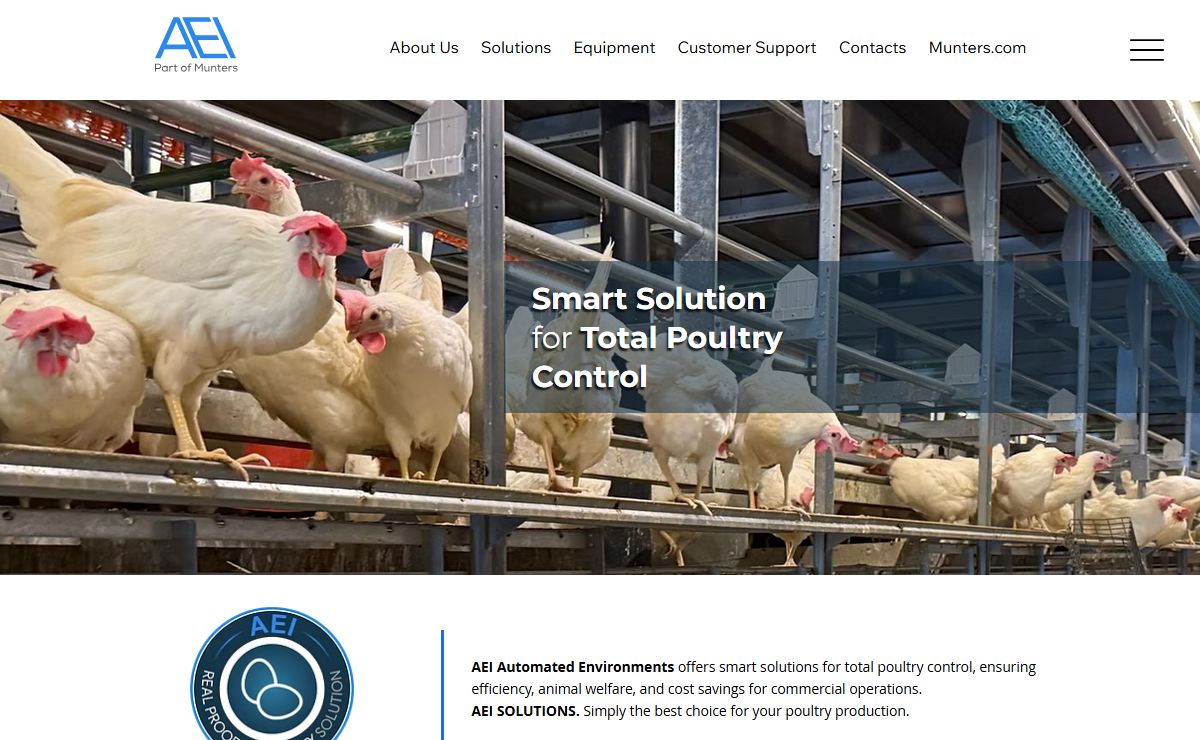AEI Total Poultry Control | Part of Munters