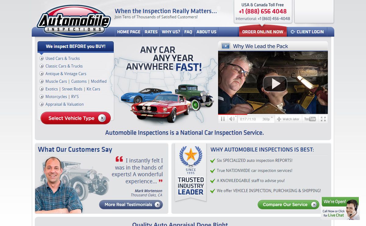 Automobile Inspections | #1 Car Inspection & Appraisal Company