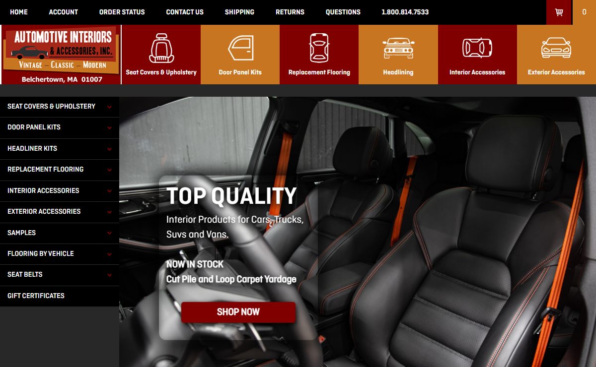 Automotive Interiors | Online Restoration Shop