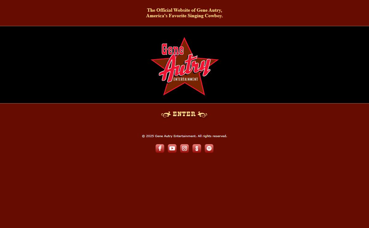 GeneAutry.com » The Official Website of Gene Autry, America's Favorite Singing Cowboy.