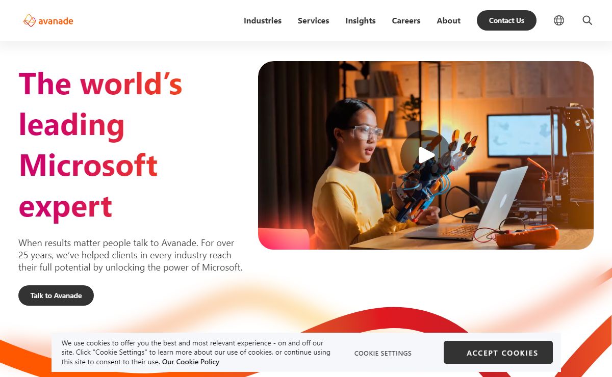 Sustainable, AI & Cloud Business Services | Avanade