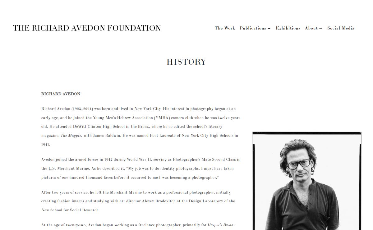 The Richard Avedon Foundation