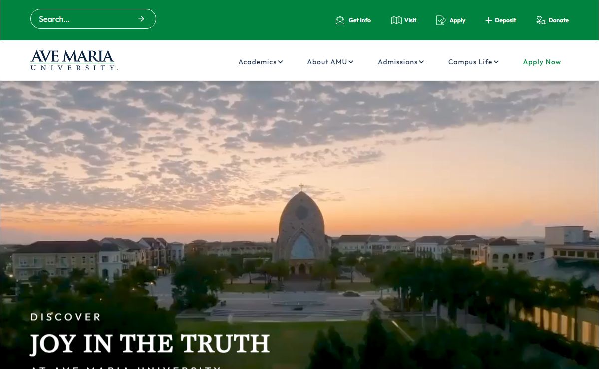 Ave Maria University | Newman Guide Catholic University