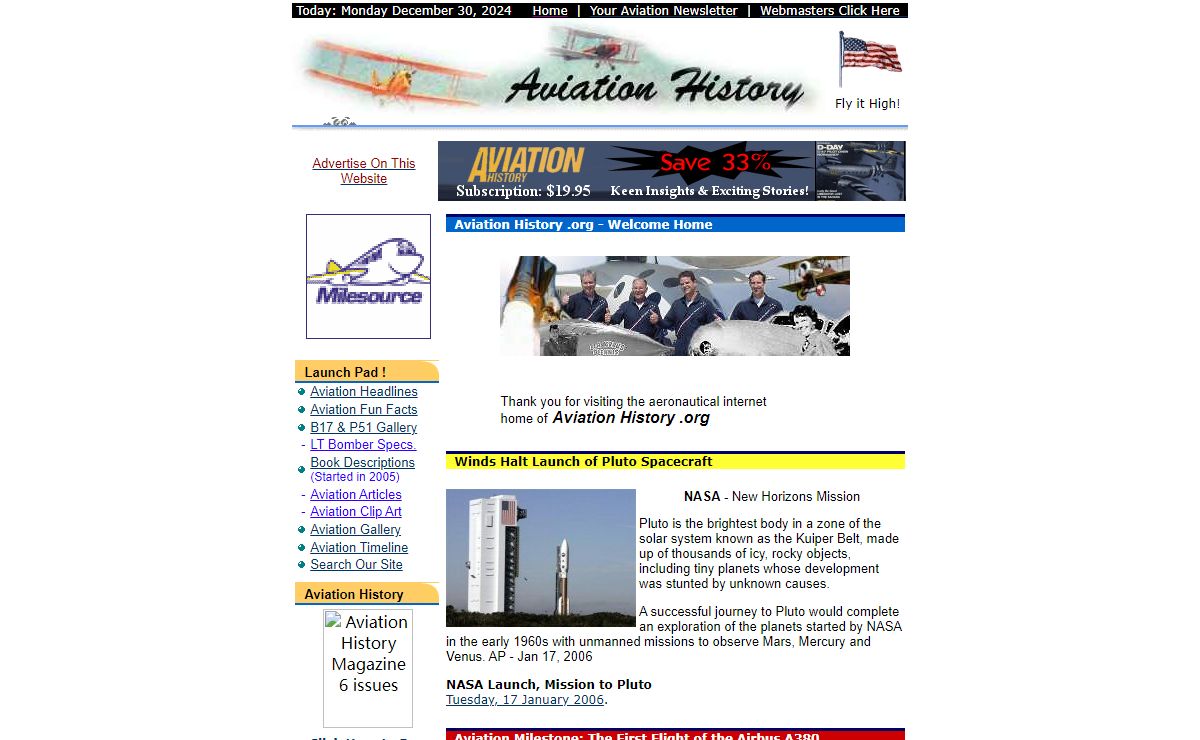 Aviation History - Books, Facts, News, Photos / Art Gallery
