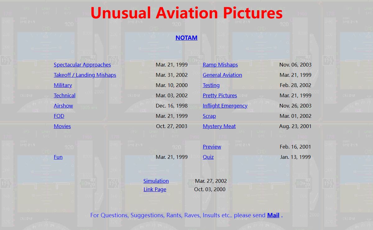 Unusual Aviation Pictures