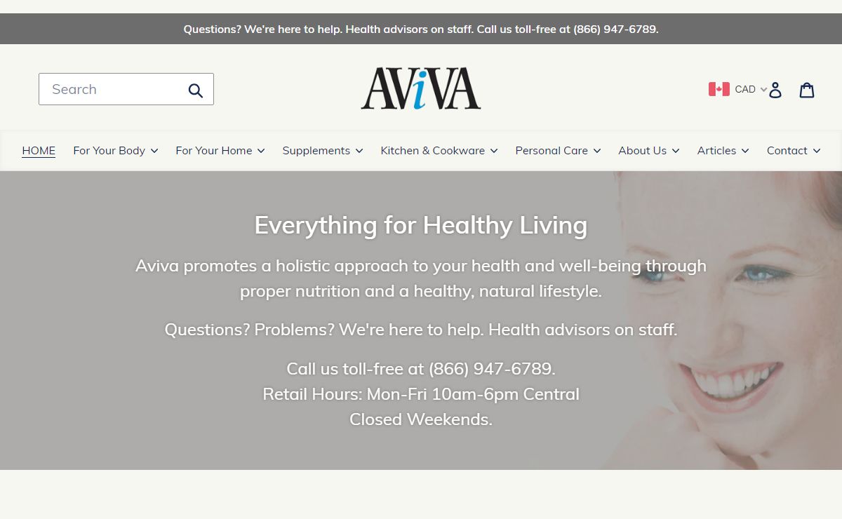 Aviva Natural Health Solutions - Everything For Healthy Living – AvivaHealth.com