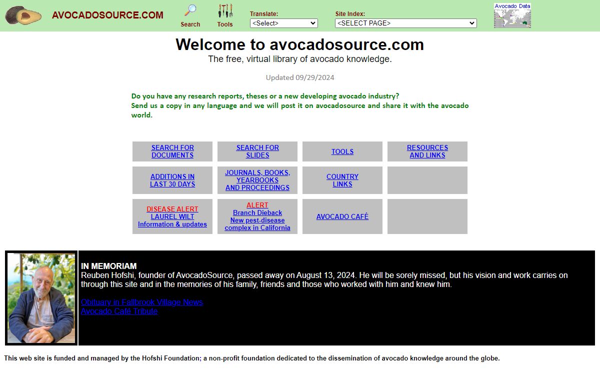 Welcome to Avocadosource.com