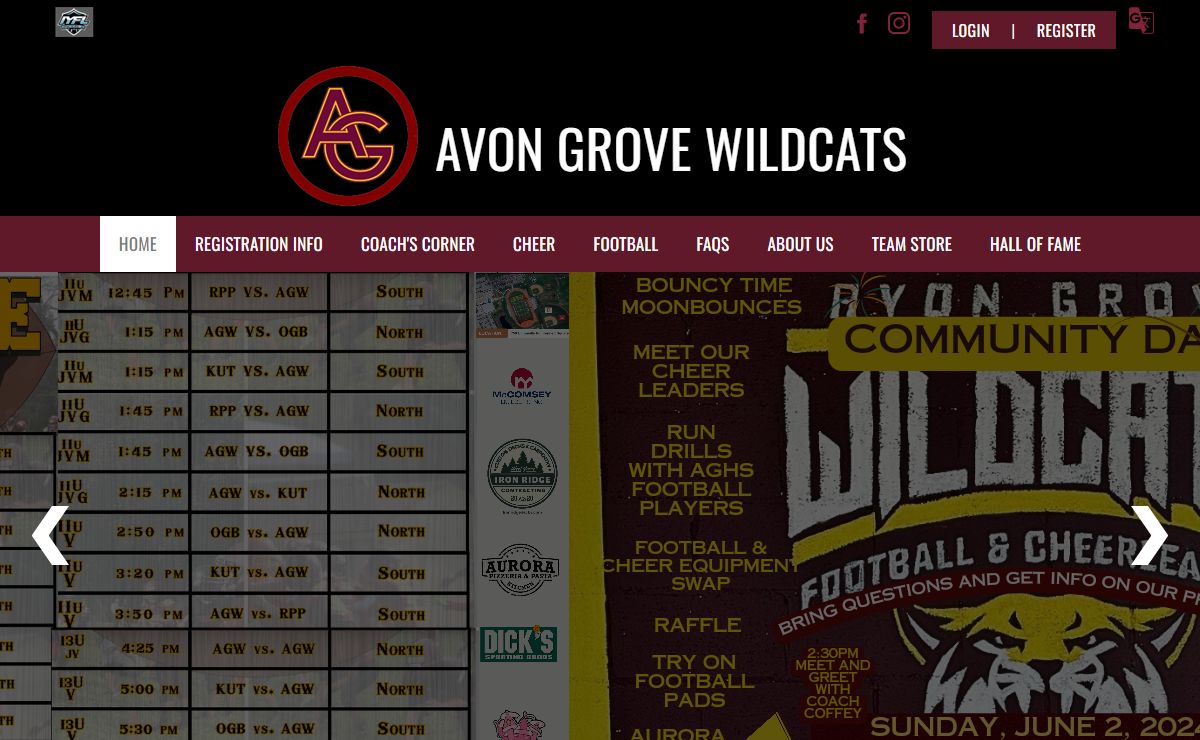 Avon Grove Wildcats Youth Football > Home