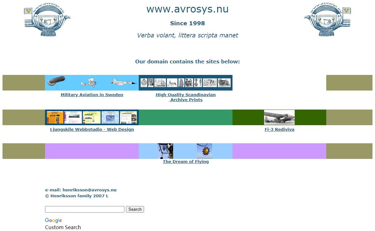 Index for the domain www.avrosys.nu