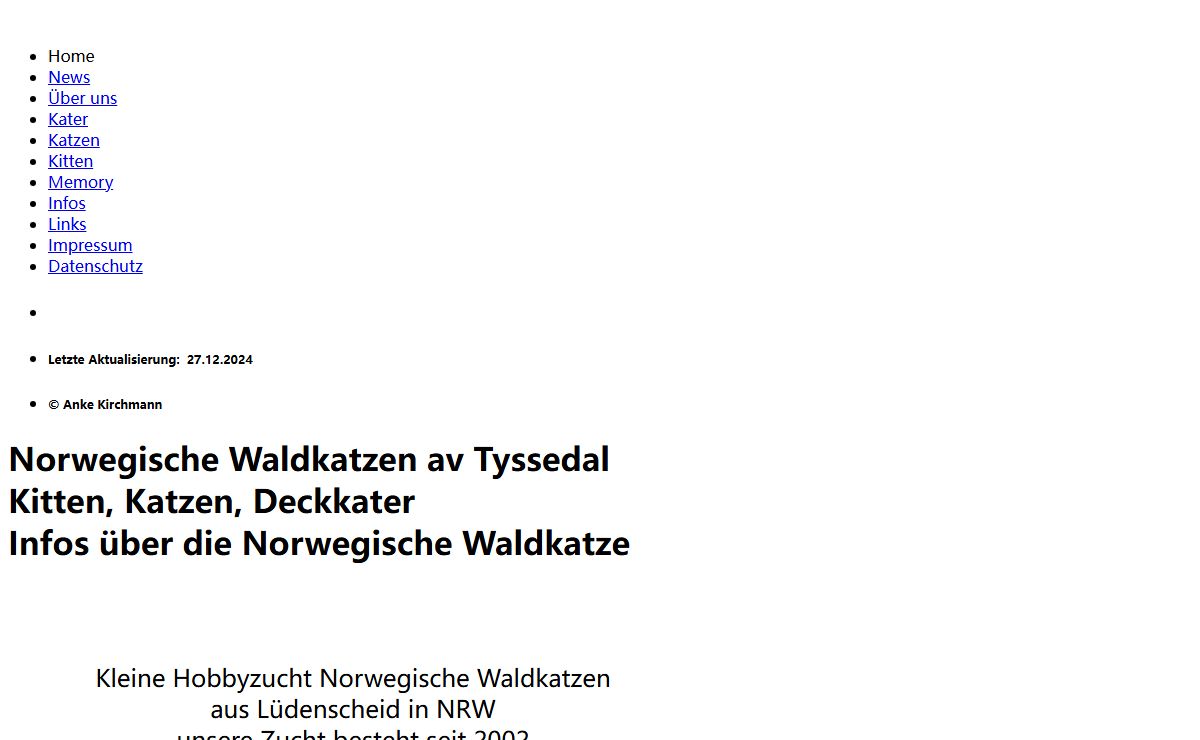 Norwegische Waldkatzen av Tyssedal - Kitten - die Norwegische Waldkatze
