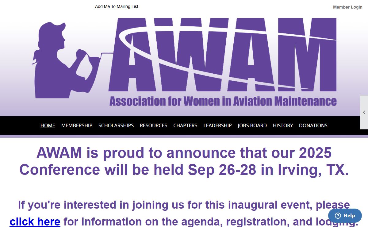 Home - Association for Women in Aviation Maintenance