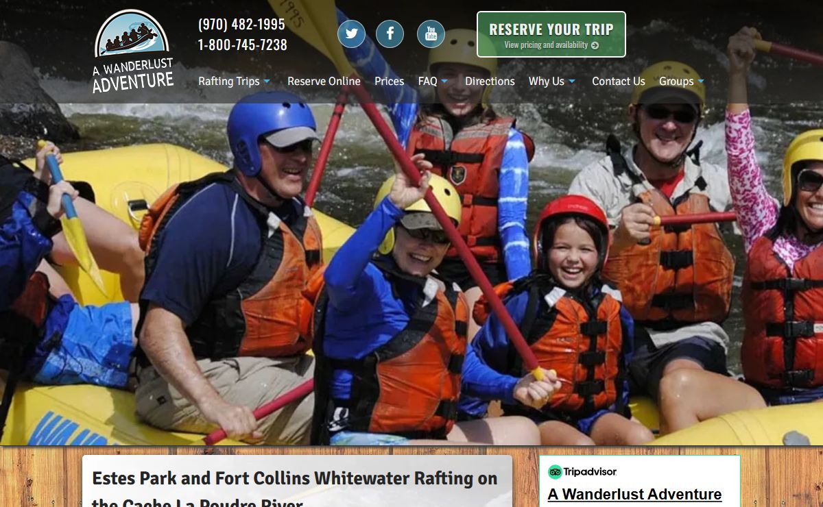 Fort Collins Whitewater Rafting On The Cache La Poudre River