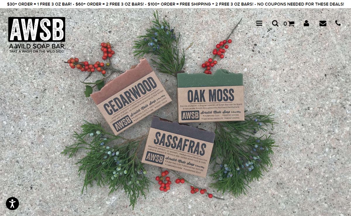 A Wild Soap Bar | Natural Soaps | Organic Soaps | Handmade Soaps | AWSB