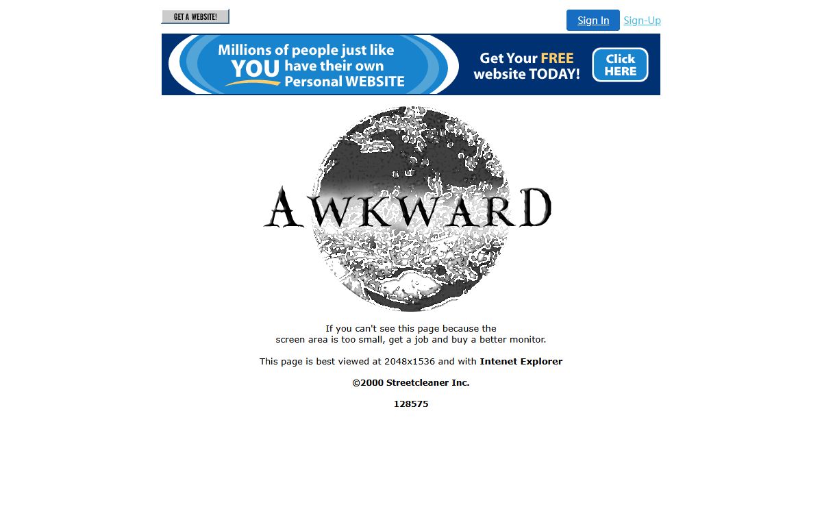 Illcome to AWKWARD Official Homepage