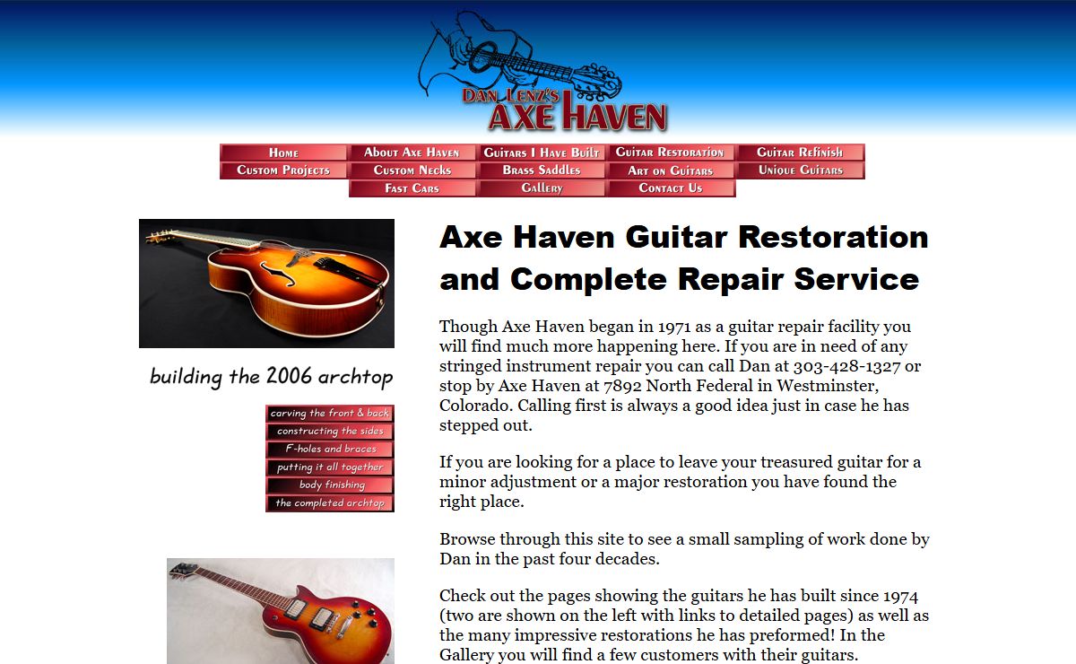 Axe Haven Guitar Restoration and Repair