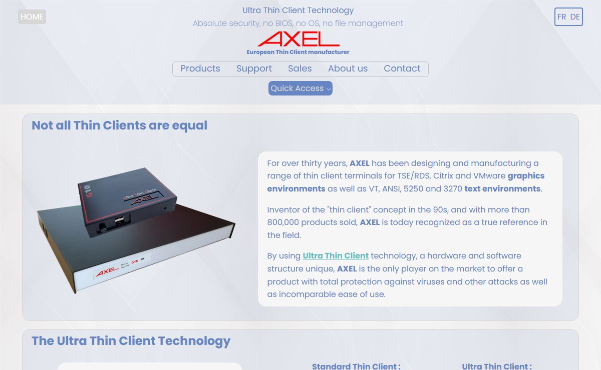 AXEL Thin Client