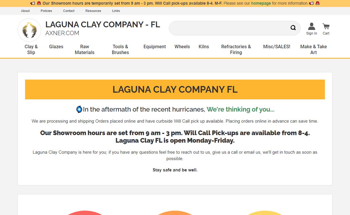 Laguna Clay FL Pottery and Ceramic Supplies