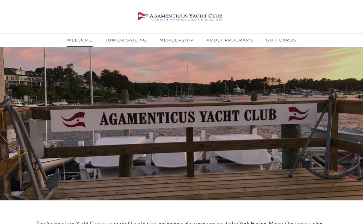 Agamenticus Yacht Club - Welcome