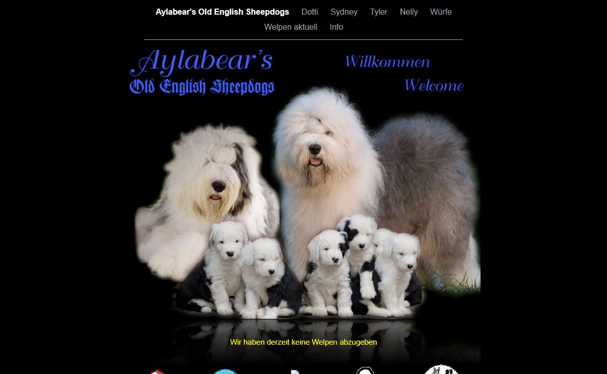 Aylabear's Old English Sheepdogs