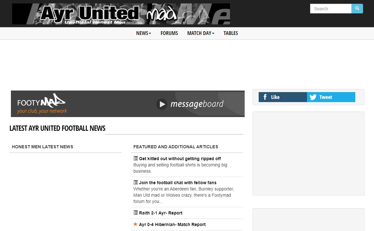Ayr United News - The Honest Man