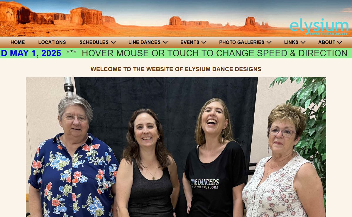 Arizona Body Dance, Elysium Dance Designs, Home Page