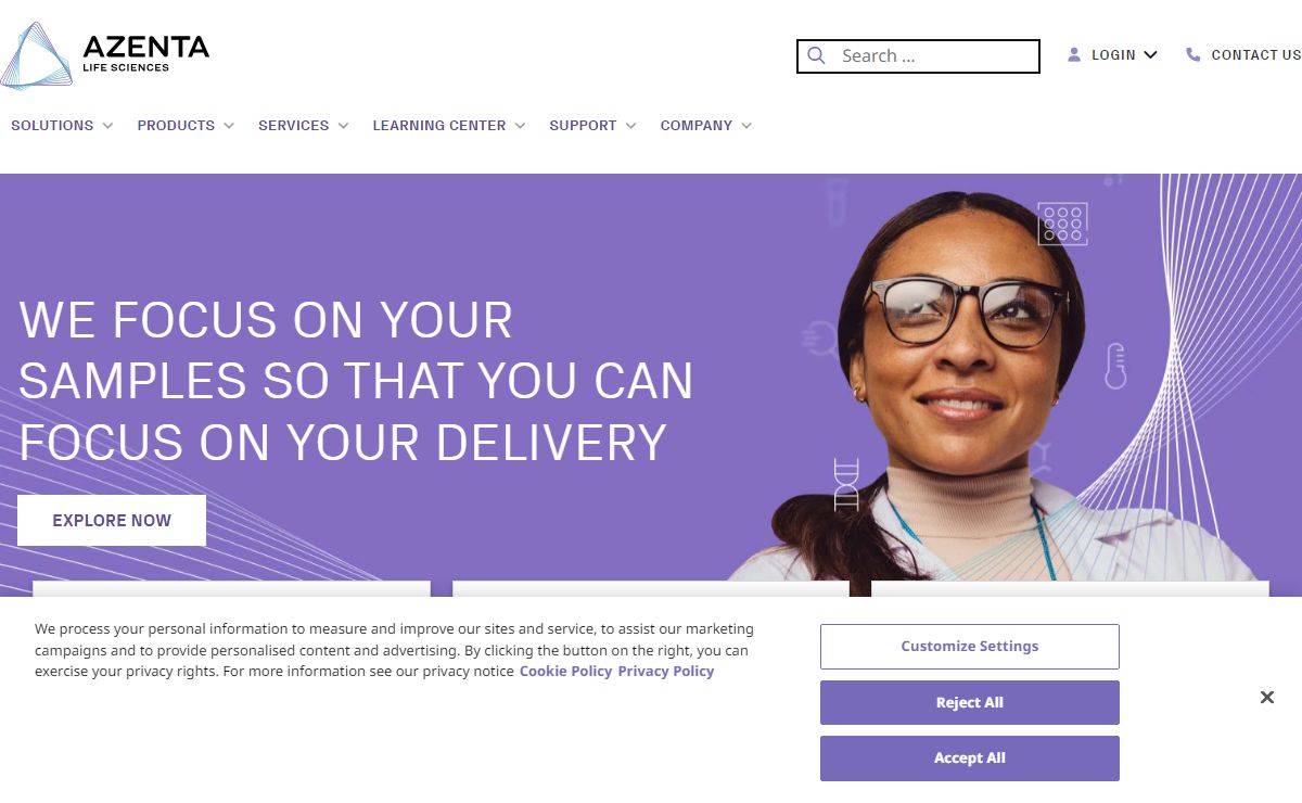 Accelerating Breakthroughs & Therapies | Azenta Life Sciences