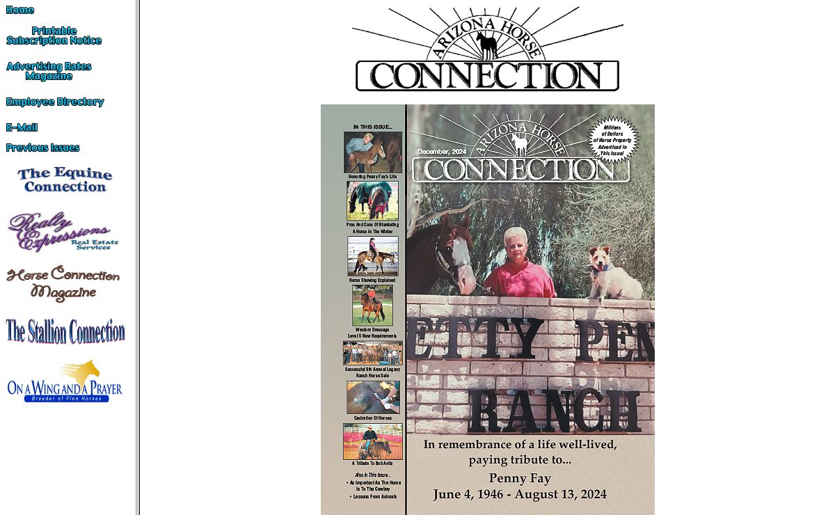 Arizona Horse Connection Magazine
