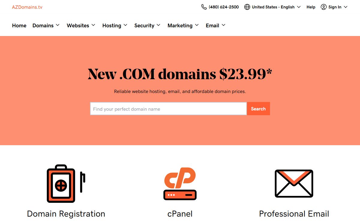 AZdomains.tv