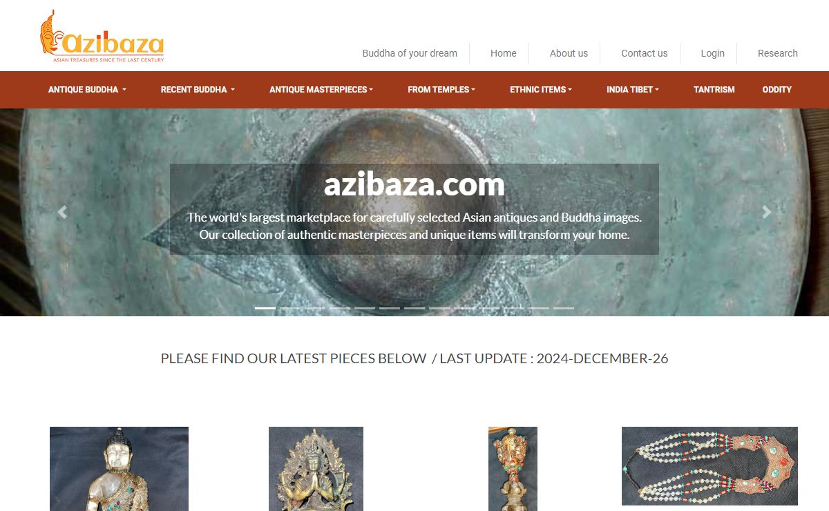 The Asian Bazaar: Buddha statue, Antiques, Religious items