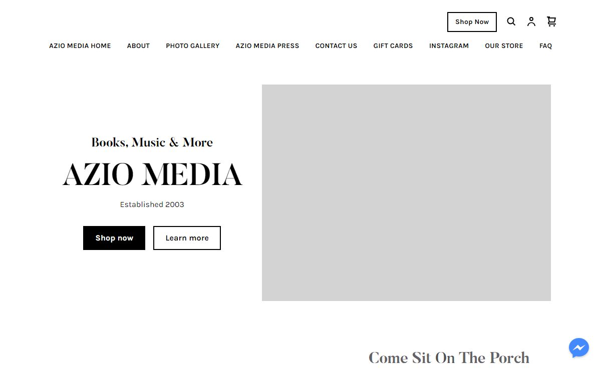 Home | Azio Media - Books, Music & More