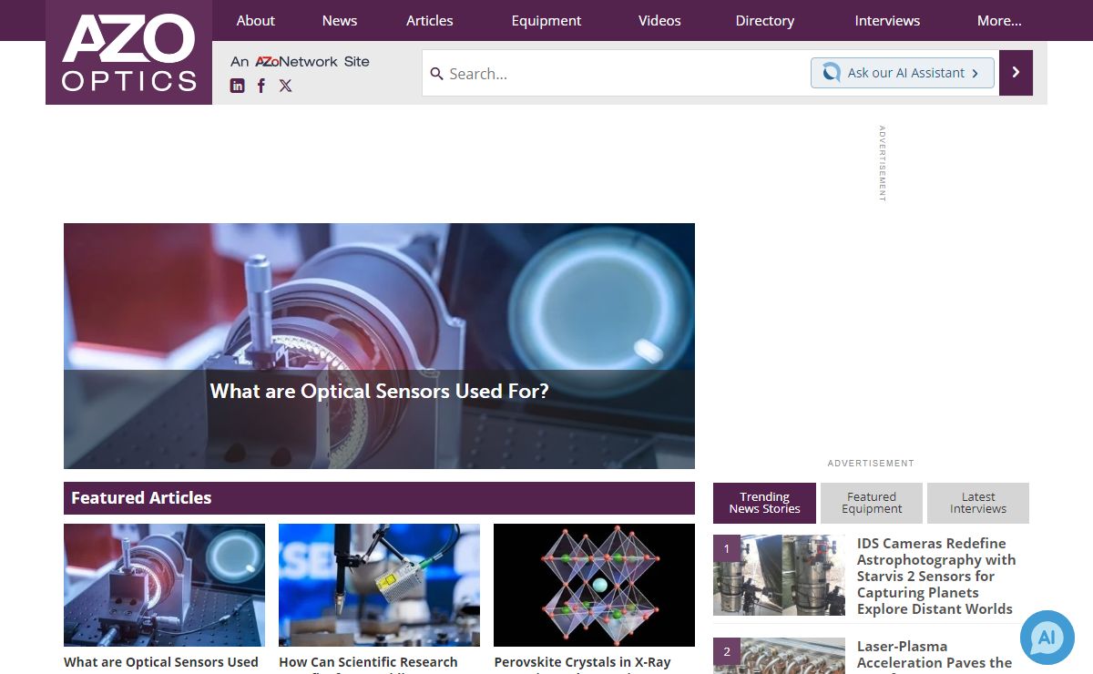 Optics News | Photonics News