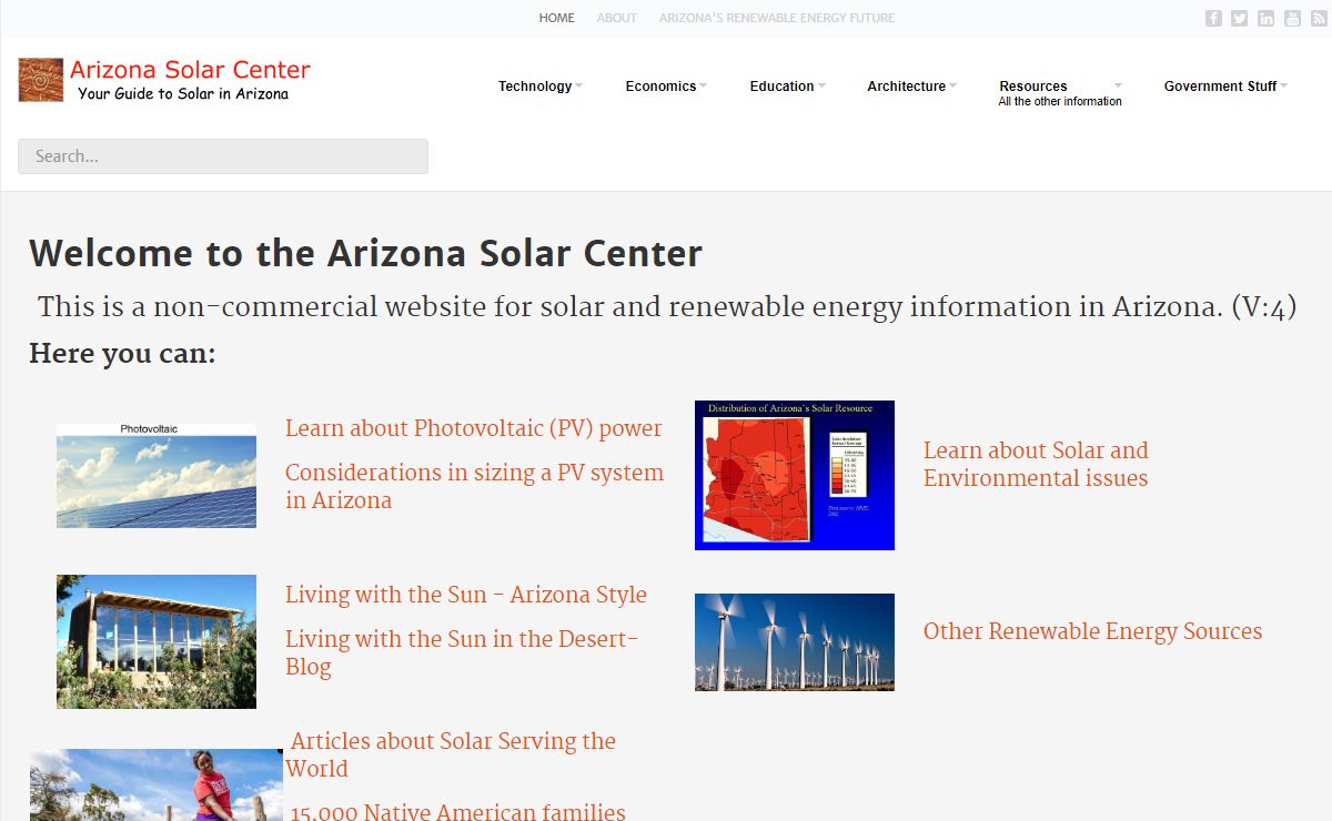 Arizona Solar Center - Your Guide to Solar and Other Renewable Energy Sources