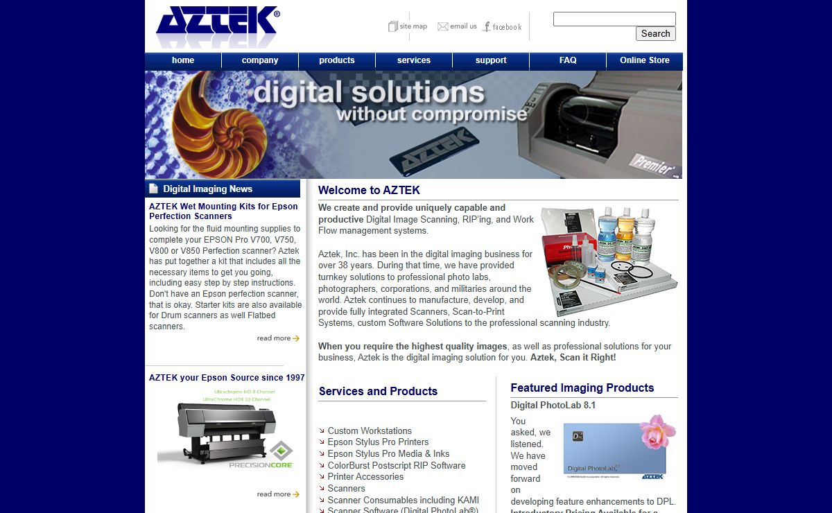 Aztek Imaging: Scanners, Professional Digital Imaging Systems, Scanners and Software Solutions