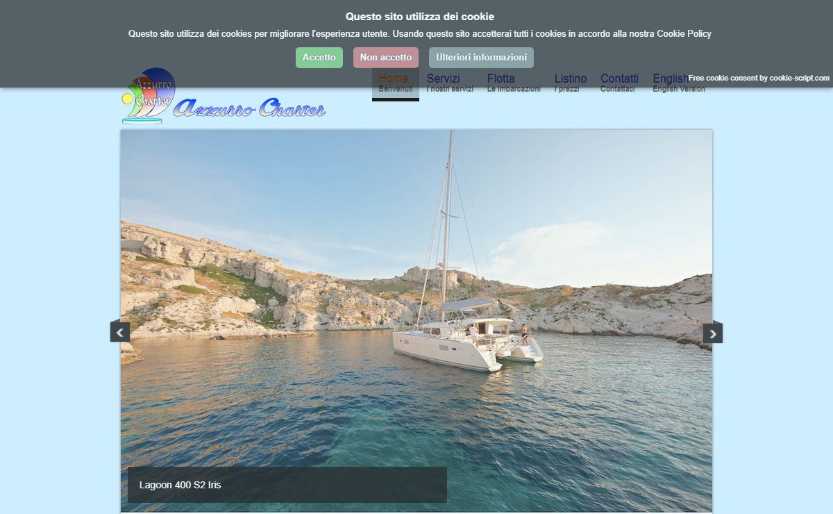Azzurro Charter Noleggio Barche e Catamarani in Sicilia,Calabria, Isole Egadi ed Eolie