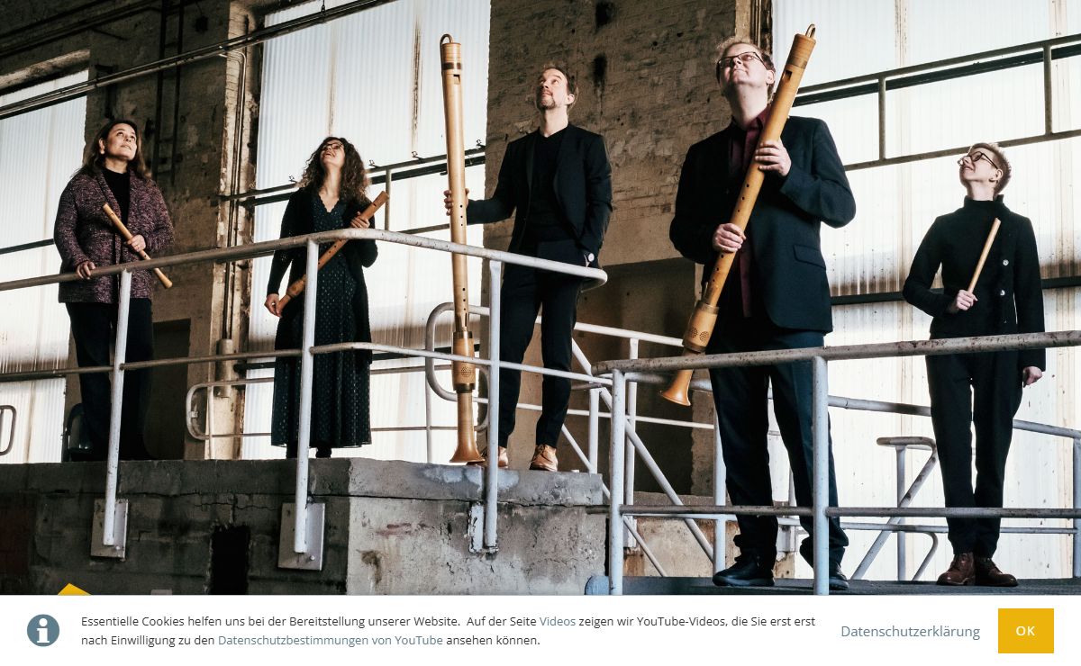 Willkommen - B-Five Blockflötenconsort