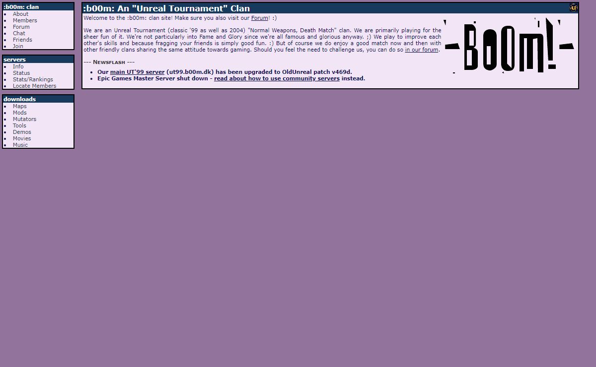 :b00m: An Unreal Tournament "Death Match" Clan