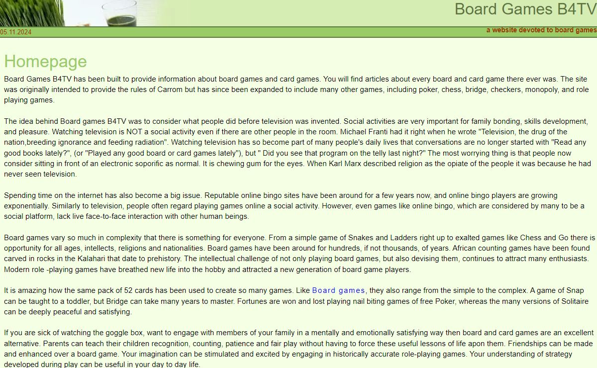 Board Games B4TV