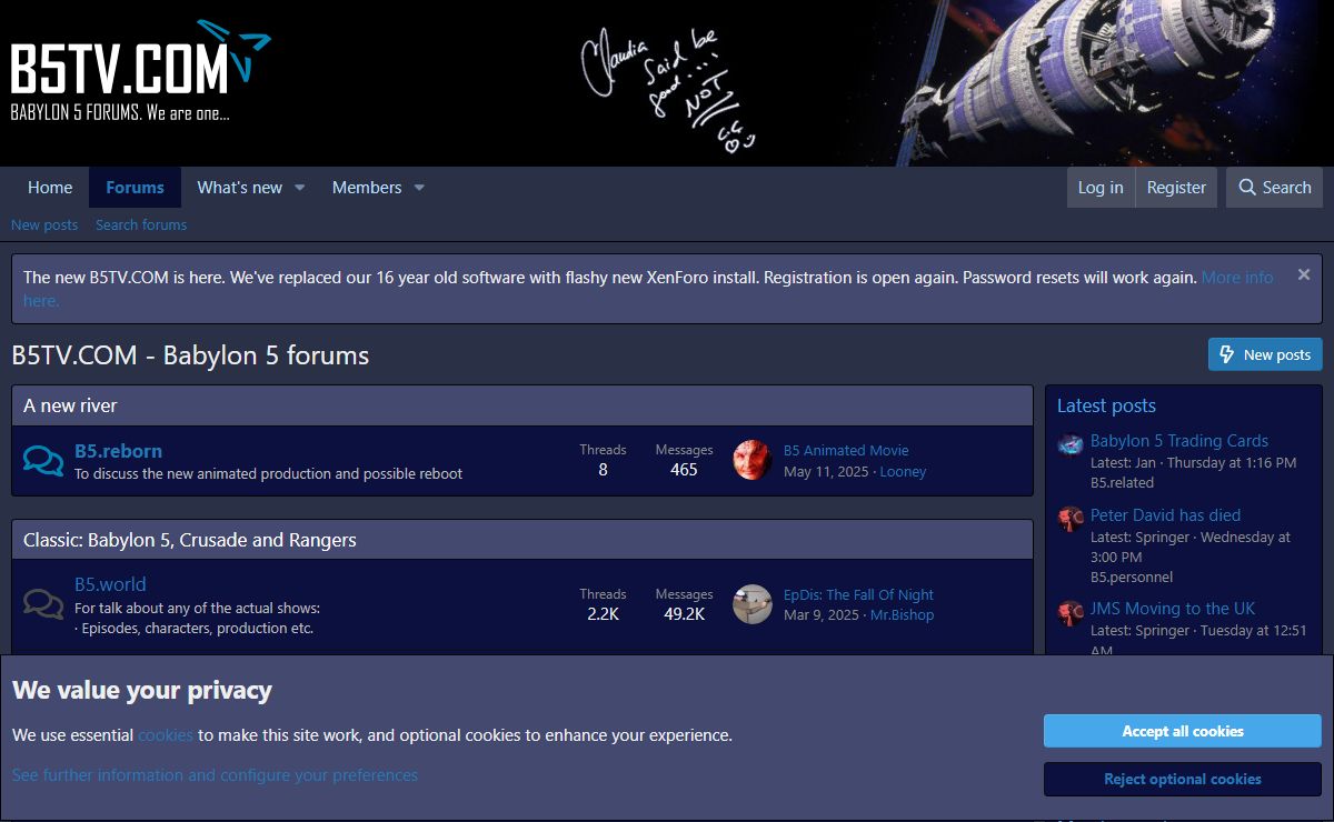 B5TV.COM - Babylon 5 forums